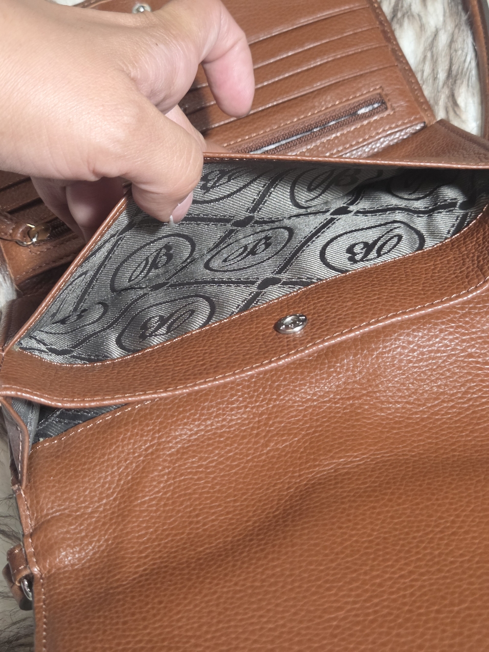 Brighton Ferrara Whisky Mystique Slim Leather Organizer - Picture 12 of 14